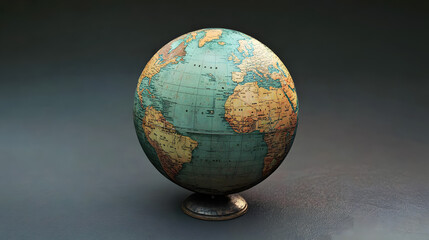 A globe to represent global business, international relations, or world markets