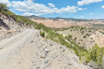 The stunning geological formations of Cathedral Valley in Capitol Reef National Park, Utah