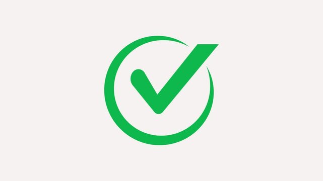 red checkmark animation and double check icon. Yes tick. Correct check mark symbol.
 Checkmark animation in a green circle. Check mark icon animation , right mark icon. Complete mark, vote check,