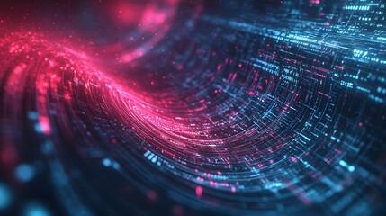 Fototapeta premium Abstract technology big data background concept.