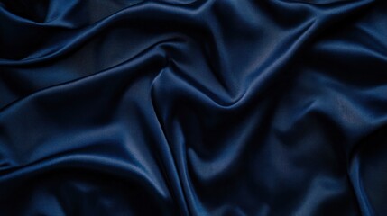 Obraz premium Navy blue formal suit fabric textile surface for important or luxury evening events