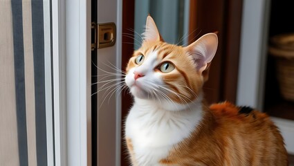 cat, animal, pet, kitten, feline, cute, fur, domestic, eyes, portrait, pets, white, mammal, eye, kitty, nature, looking, black, orange, young, beautiful, tabby, red, look, animals