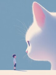 Fototapeta premium Whiskers & Wonders: A Tale of Friendship