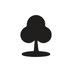 Black lamp icon vector on white background