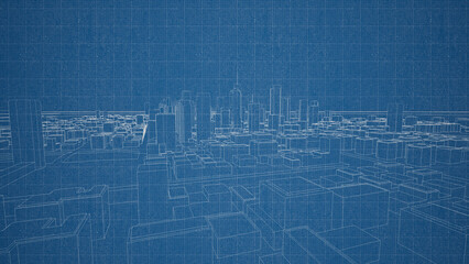 Technical drawing on a gradient background.Mechanical Engineering drawing