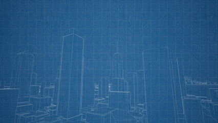 Technical drawing on a gradient background.Mechanical Engineering drawing