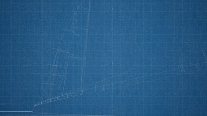 Technical drawing on a gradient background.Mechanical Engineering drawing