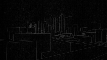 Technical drawing on a gradient background.Mechanical Engineering drawing