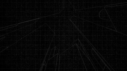 Technical drawing on a gradient background.Mechanical Engineering drawing