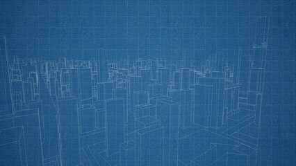 Technical drawing on a gradient background.Mechanical Engineering drawing