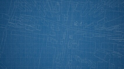 Technical drawing on a gradient background.Mechanical Engineering drawing