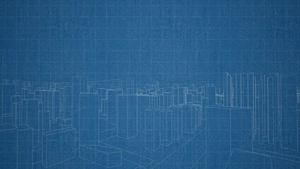 Technical drawing on a gradient background.Mechanical Engineering drawing