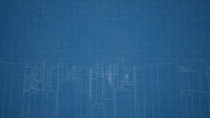 Technical drawing on a gradient background.Mechanical Engineering drawing