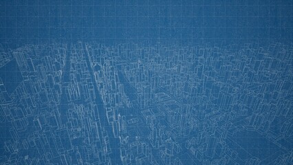 Technical drawing on a gradient background.Mechanical Engineering drawing
