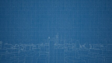 Technical drawing on a gradient background.Mechanical Engineering drawing
