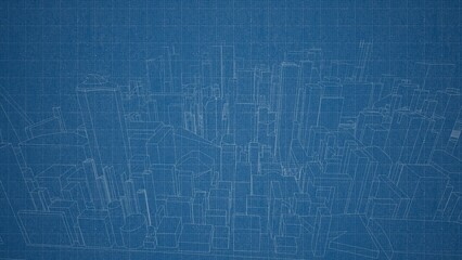 Technical drawing on a gradient background.Mechanical Engineering drawing