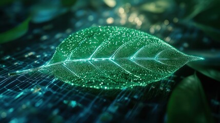 Digital Leaf, Nature and Technology