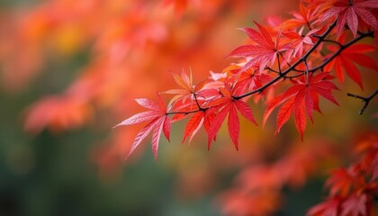  Autumns vibrant embrace in a single leaf