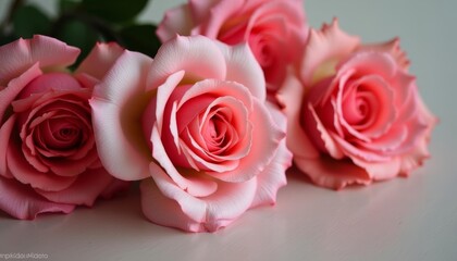 Fototapeta premium Freshly bloomed beauty a bouquet of elegance