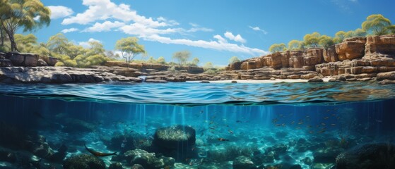 Stunning Australia Scenic Beach with Clear Waters