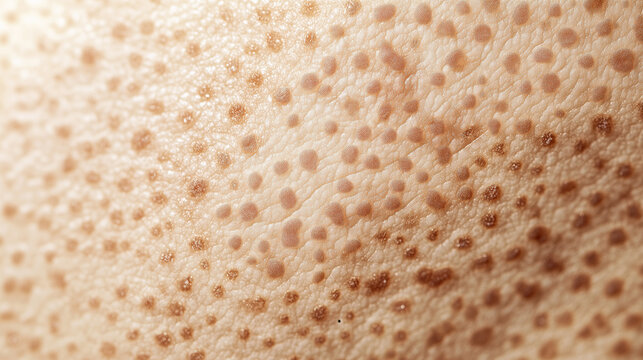 Skin Texture with Small Circular Speckled Background