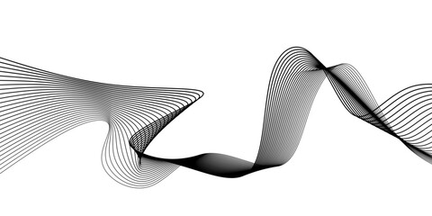 Black line Vector illustration on white background.