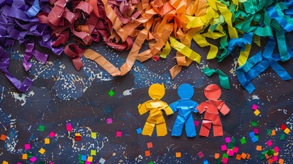 Fototapeta premium Diverse recruitment team, team, wide range, attract all kinds of talent, company diversity, value, inclusion, recruitment policy, fit the job, diversity skills, cross-cultural communication, teamwork,