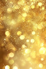 Festive and wedding celebrations enhanced by gold bokeh and glitter background.