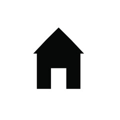 Obraz premium Black home icon PNG image featuring a sleek, minimalist design. This versatile icon is perfect for websites, apps, and digital platforms, offering a clean and professional look .