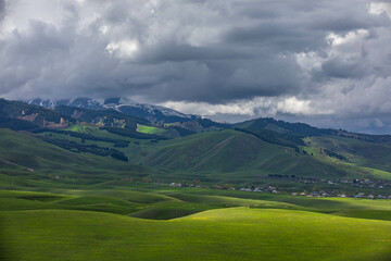 Fototapeta premium landscape with mountains