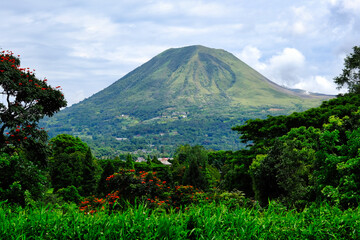 Fototapeta premium Indonesia Manado - Minahasa Regency - Volcaco Mount Lokon