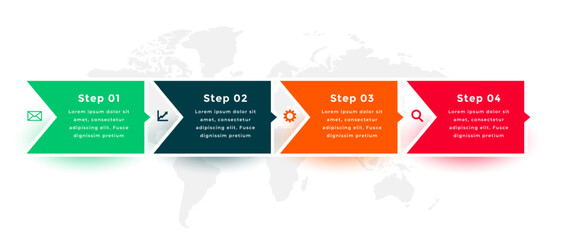 modern infographic timeline digital brochure for business success