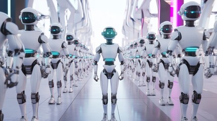 A futuristic robotic carnival with AI entertainers, virtual reality theme park setting, Entertainment style