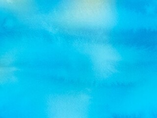 水彩で描いた美しい青のテクスチャ背景イラスト