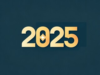 2025 Happy New Year design vector. trendy new year 2025 design template. Simple and elegant 2025 new year eve holiday background design. Vector Illustration.