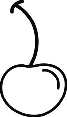 cherry hand drawn fruit