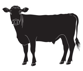 Cow silhouette icon