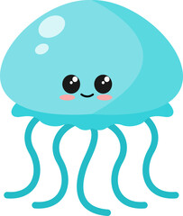 Jellyfish cute sea animal