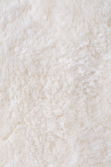 white plush fabric texture background , background pattern of soft warm material