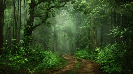Fototapeta premium Mystical Forest Path
