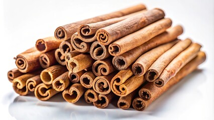 Cinnamon Sticks Arranged in a Geometric Pattern, a Symphony of Warm Brown Tones and Aromatic Scents