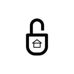 Icon Home security, Home privacy, Home secure Vector illustration