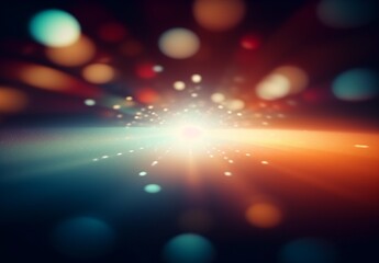 abstract background with bokeh