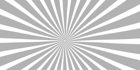 Seamless retro black and gray sunrise stripe sunburst texture design..Fractal vector backdrop burst retro black and white sunburst vintage backdrop wallpaper background.