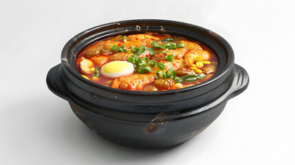 Sundubu Jjigae korean food 3D