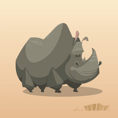 Cute wild animals collection Hand drawn vector illustration style flat design Concept for kids fashion textile print poster card sticker