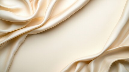 elegant beige satin fabric background