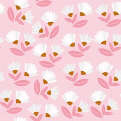 seamless pattern with flowers