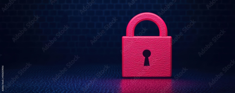 Poster safeguards protecting anonymous encrypted data, layers of security icons, privacy data anonymity saf
