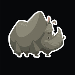 Cute wild animals clipart with Alphabet collection Hand drawn vector illustration style flat design Concept for kids fashion textile print poster card sticker